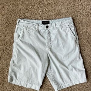 Light teal cargo shorts